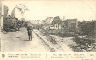 Bitola, Monastir;after the bombardment, destroyed buildings (EK)
