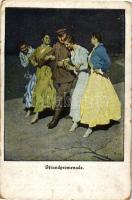 Strandpromenade, Lustigen Blätter s: B. Wennerberg (EK)