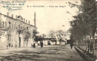 Bitola, Monastir; Place du Dragor / square (EM)