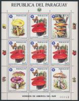 Mushrooms minisheet Gombák kisív