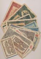 247db-os vegyes magyar korona bankjegy tétel T:vegyes