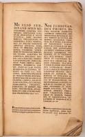 1836dik évi Országgyűlésen alkotott Törvény Czikkelyek. Posonyban, Országgyűlési Nyomtatványok. Papí...
