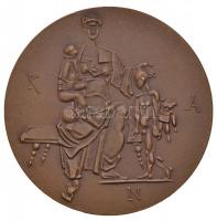 Kiss Nagy András (1930-1997) DN "Semmelweis Ignác 1818-1865" Br emlékérem ÁPV tokban (60mm...