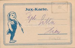 Pornographic hand-painted postcard