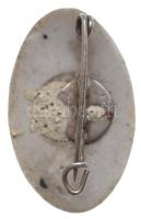 Német 3. Birodalom 1934. "1934. június 21" porcelán Hitlerjugend jelvény (28x17,5mm) T:2
G...