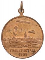 Német Birodalom 1909. "Ferdinand von Zeppelin / Frankfurt am Main" a Nemzetközi Léghajó Ki...