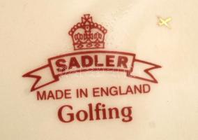 Angol Sadler, jelzett porcelán korsó 13 cm