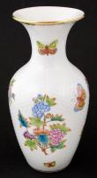 Herendi Viktória mintás váza, kézzel festett, jelzett, hibátlan, m:25 cm