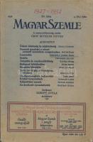 1932 A Magyar Szemle XV. kötetének 4. száma, szerkesztette: Szekfű Gyula