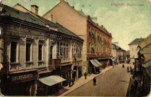 2 db RÉGI kárpátaljai városképes lap: Munkács, Ungvár, vegyes minőségű / 2 old Transcarpathian postcards, mixed quality