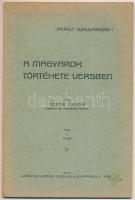 1941 Incze Lajos: A magyarok története versben, Székelyudvarhelyi Könyvnyomda kiadása, 43p