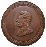 ~1950. "Sztálin" falra akasztható Br plakett T:2- szélén enyhén hajlott