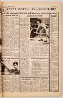 1980 A Népsport, az Országos Testnevelési és Sporthivatal Lapjának számai könyvebe kötve, benne olim...