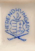 Herendi Viktória mintás kis tálka, kézzel festett, jelzett, apró kopással, 5×5 cm