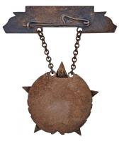 ~1950. "Kiváló Dolgozó" mezőgazdasági munkáért zománcozott, Rákosi-címeres fém kitüntetés,...