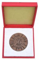 1973. "Állami Pénzverő SE 25 év - 1948-1973" Br emlékérem eredeti tokban (60mm) T:2