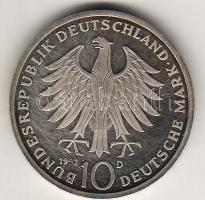 NSZK 1992. 10DM Ag "Pour le Merite" T:exPP