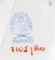 Herendi Rothschild kis váza, kézzel festett, jelzett, hibátlan, m:13 cm