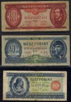 1946. 10Ft T:III/IV R! + 1947. 10Ft T:II- + 1947. 20Ft T:III + 1946+1947. 100Ft T:III/IV