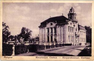 Budapest XIII. Margitsziget klubház (Rb)