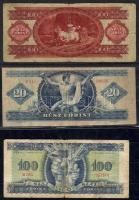 1946. 10Ft T:III/IV R! + 1947. 10Ft T:II- + 1947. 20Ft T:III + 1946+1947. 100Ft T:III/IV