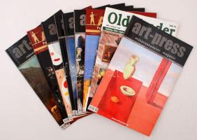 2004-2006 Az Art-Press műkereskedelmi magazin 8 db lapszáma 2004-2006. évekből + Old Trader régiségekkel foglalkozó magazin 1. évf. 2. lapszáma, összesen 9 db