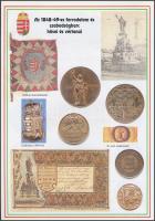 2002 20 éves az Országos Széchenyi Kör levélzáró + Az 18448-49-es forradalom és szabadságharc hősei és vértanúi emléklap, 4 A4-es oldal