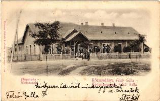 Felsőgalla, Kőszénbánya, bányairoda, kiadja Strausz Jakab