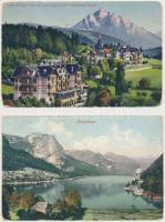 50 db RÉGI külföldi városképes lap, vegyes minőség; osztrák sok Bécs / 50 old foreign town-view post...