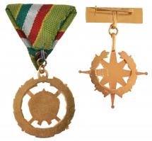 1979. "Fegyverbarátságért Érdemérem arany fokozata" aranyozott, zománcozott fém kitüntetés...