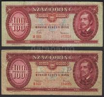 100Ft 1949,1957. T:III, 1960. T:II/III, 1962. T:III, 1968. T:II