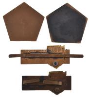 ~1970. 4db-os jelvény tétel: "Svaz Szövetség 1977" plakett eredeti dísztokban + "Magy...