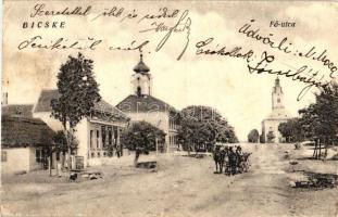 Bicske, Fő utca, templomok (EB)