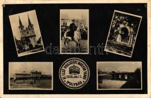 1938 Ipolyság, Első visszatért magyar város, Horthy (lyuk / pinhole)