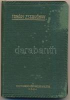 1938 Tanári zsebkönyv az 1938-1939. iskolai évre. Szerk.: Mező Ferenc. Szórványos bejegyzésekkel. Foltos vászonkötésben, egyébként jó állapotban.