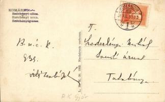 Komárom, Komarno; Széchenyi utca, gyógyszertár / street, pharmacy