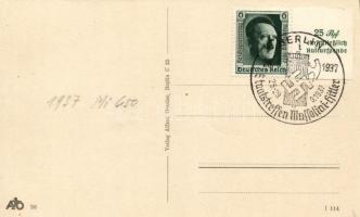 Der Duce Benito Mussolini, Verlag Alfred Oemler; Staatstreffen So.Stpl