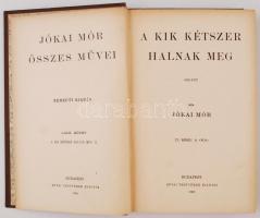 Jókai Mór összes művei Nemzeti díszkiadás 100 kötetben. 96 kötet a sorozatból. Bp., 1894-1907. Feste...