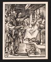 Albrecht Dürer (1471-1528), fametszet (cca 1900), dúcon jelzett, papír, cca 13x10cm