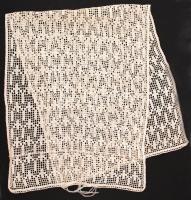 Régi csipke függöny,2db, 52x122cm