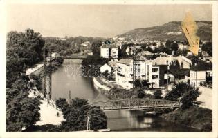 Kolozsvár, Szamos part / river, bridge