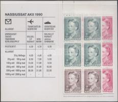 1990 Margit királynő bélyegfüzet Mi MH 2
