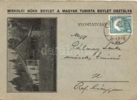 Miskolc, Bükk Egylet a Magyar Turista Osztály menedékháza (EK)