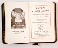 Zádori ev. János: Isten a valódi szeretet. Imakönyv. December, 1918, Steinberner. Kiadói egészbőr kö...