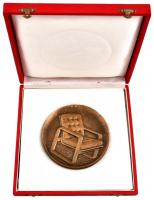 1980. "Tizenötödik Otthon Kiállítás" Br emlékérem eredeti tokban (107mm) T:2