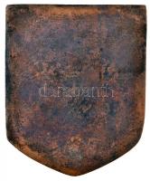 ~1970. "Kazincbarcika" Br plakett (69x84mm) T:2