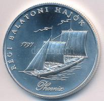 1998. 2000Ft Ag "Régi balatoni hajók II-Phoenix" T:BU Tanúsítvánnyal