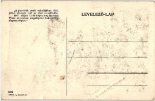 Budapest V. "A piaristák pesti oskolájában 1719- július közepén volt az első színelőadás. 1867....