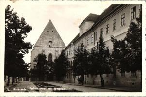 Kolozsvár, Farkas utca, Református templom / street, Calvinist church