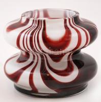 Dekoratív váza, több rétegű, hibátlan, m:9 cm